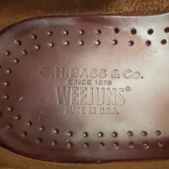 G.H. Bass Weejuns Original Oxblood Leather Dress Tassel Loafers Mens Size 10 - Picture 3 of 10